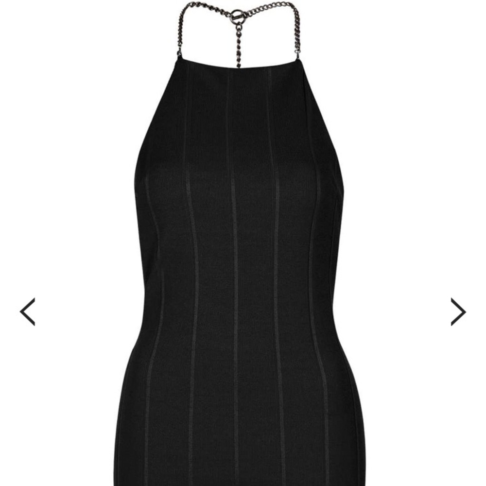 TOPSHOP - bandage/ chain metal “T strap” DRESS